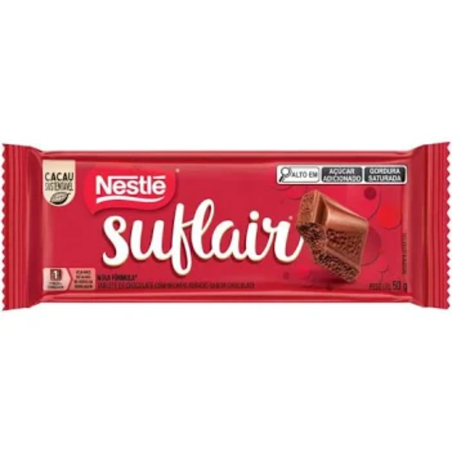 CHOC AERADO NESTLE SUFLAIR 50G-TA AO LEITE(E)