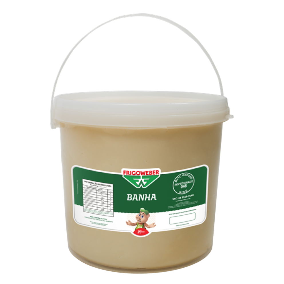 BANHA SUINA FRIGOWEBER 1,5KG¬