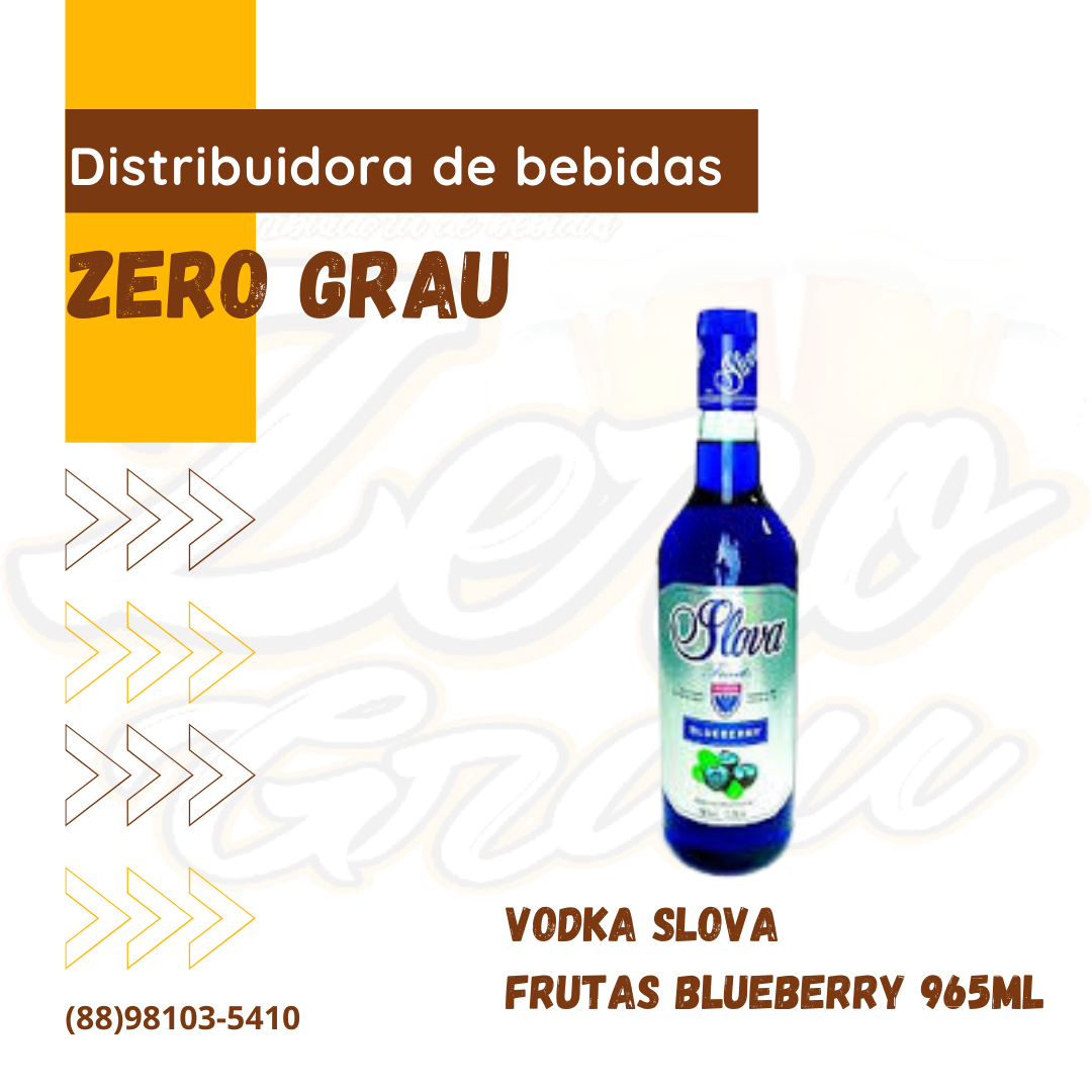 VODKA SLOVA FRUTAS BLUEBERRY 970ML