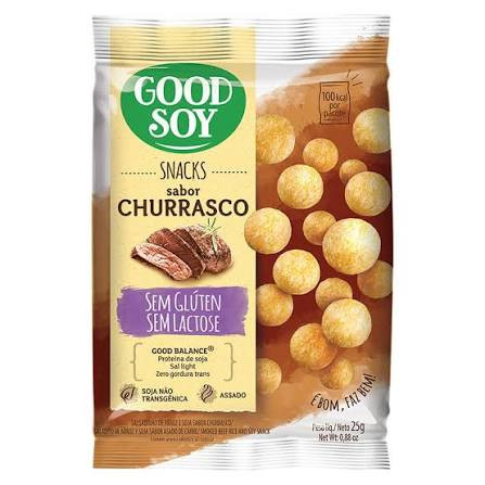 Snack Soja Good Soy Zr Glut Churrasco 25g