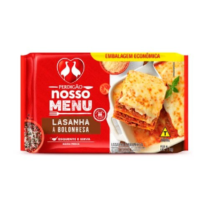 LASANHA BOLONHESA PERDIGAO TAMANHO FAMÍLIA 1KG