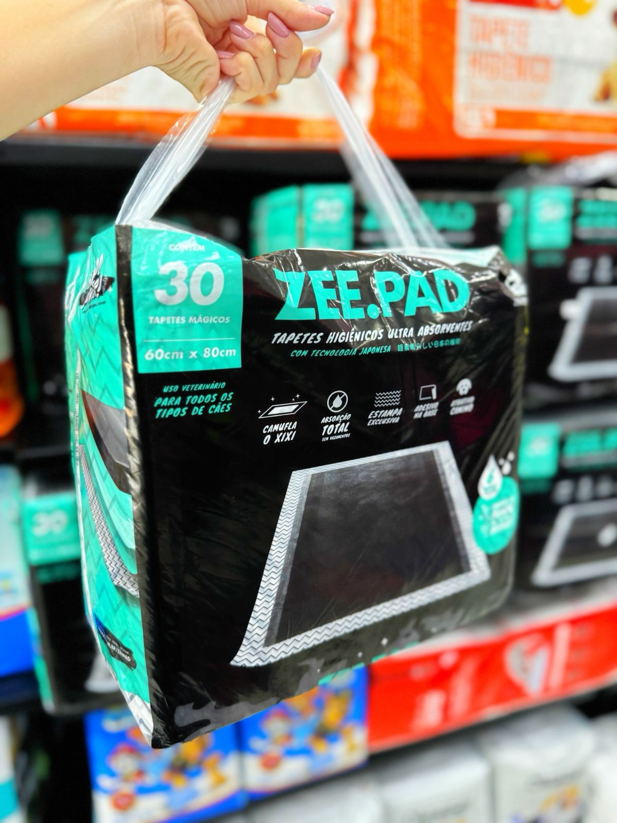 Tapete Higiênico para Cachorros Zee.Pad - 30 unidades