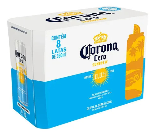 CORONA ZERO CX 8 350ML