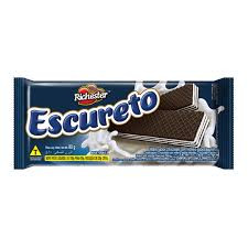 BISCOITO WAFER RICHESTER 80G ESCURETO