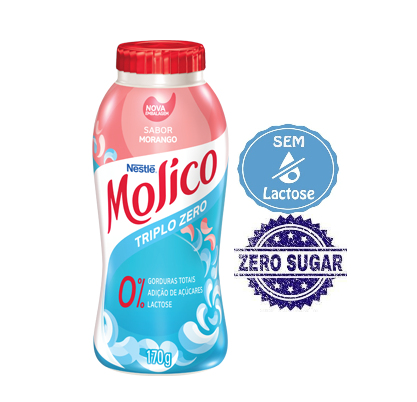 IOGURTE MOLICO MORANGO NESTLE 170 GRS