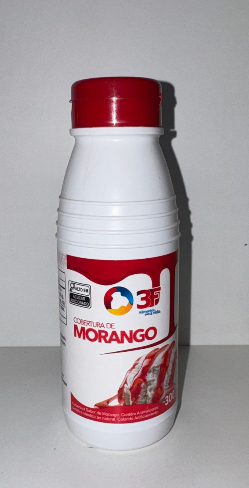 COBERTURA DE MORANGO 300 GR