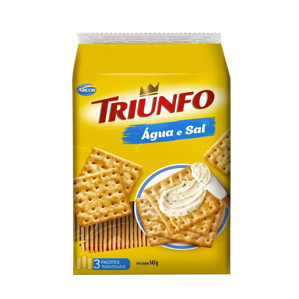 BISC TRIUNFO AGUA E SAL 345G