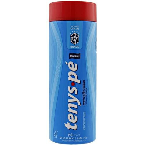Talco em Pó Baruel Tenys Pé Original Embalagem 100g