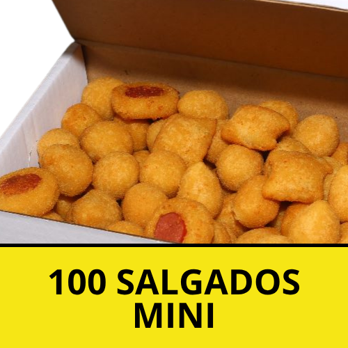 100 SALGADOS MINI