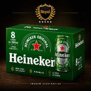 HEINEKEN LATA 269ML C/8