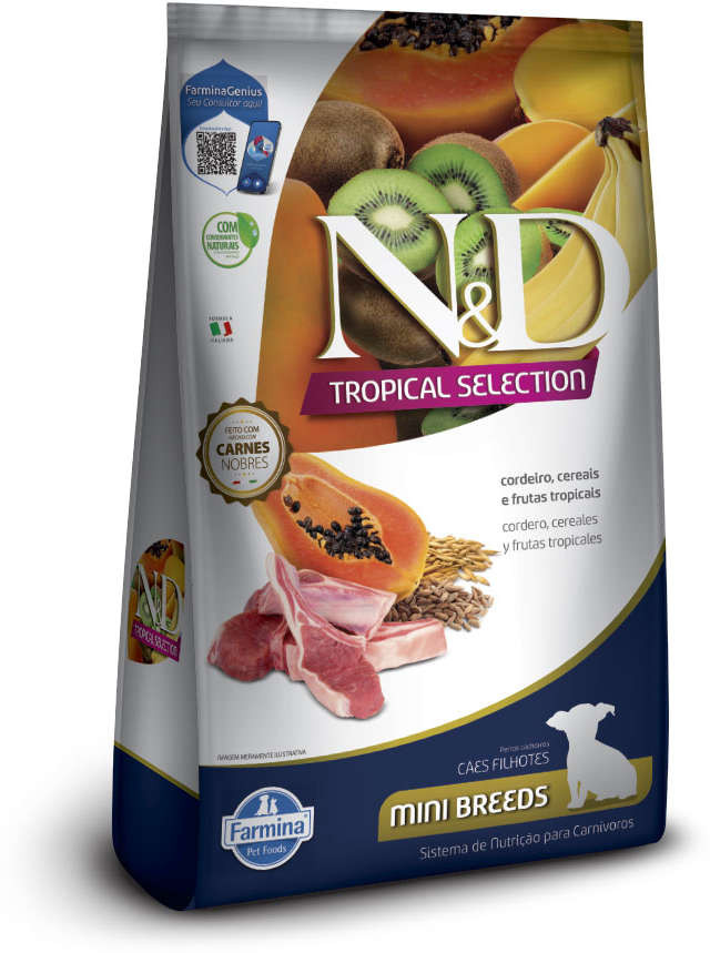 ND Tropical Selection Mini Puppy Cordeiro 2,5kg