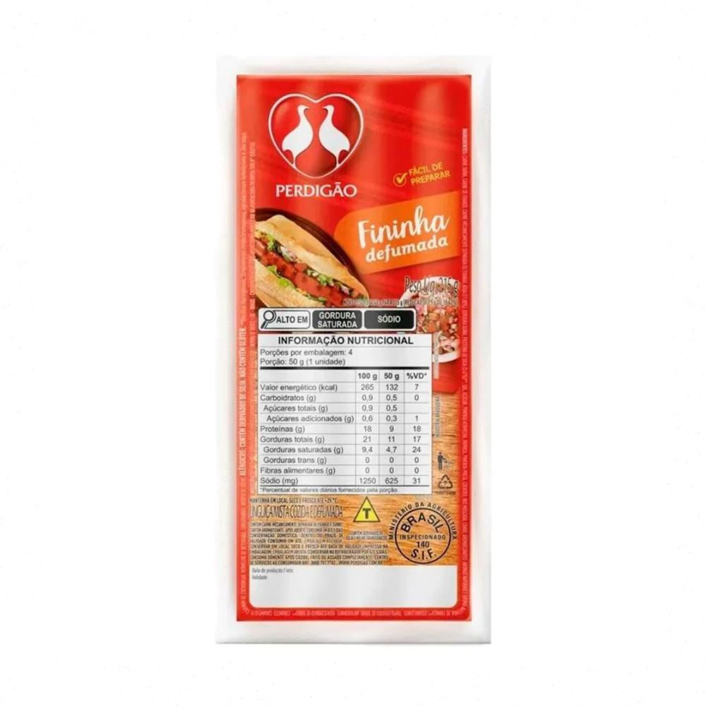 CALABRESA FININHA PERDIGAO 215G CB