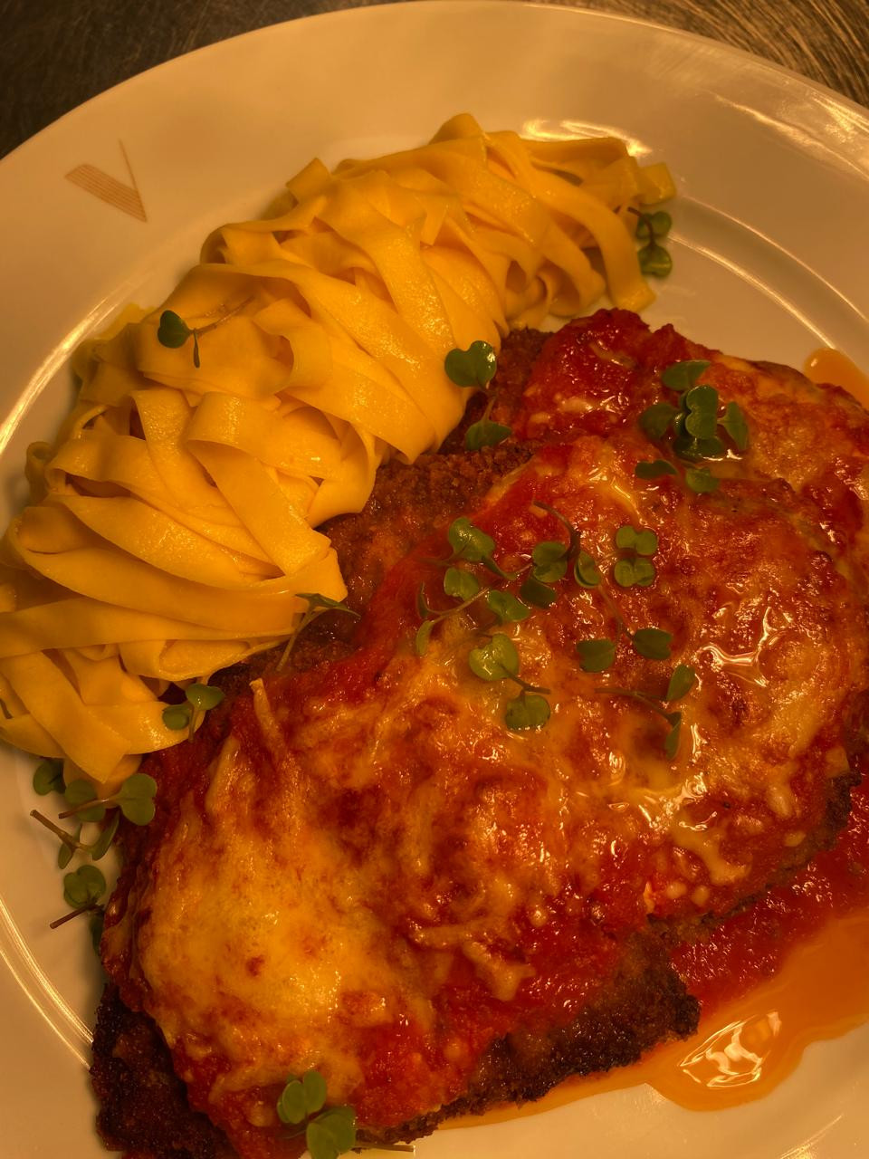 Filé mignon à parmegiana 