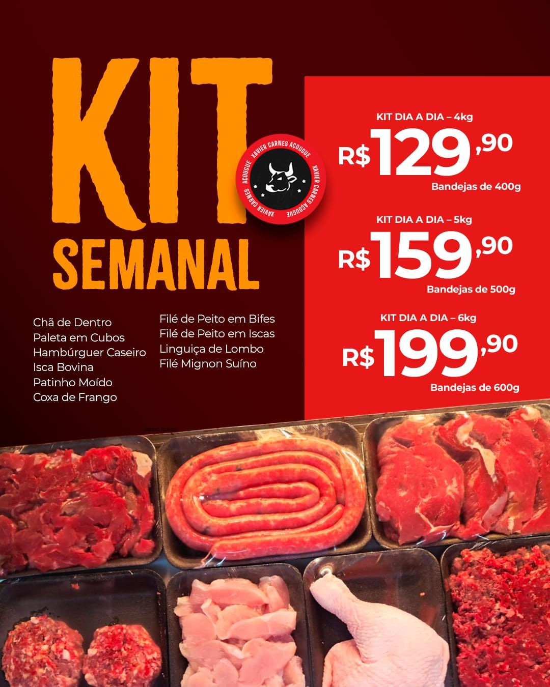 KIT SEMANAL 5KG 10 BDJS