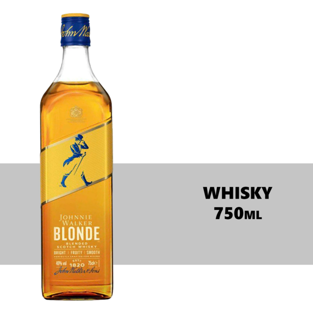 WHISKY JOHNNIE WALKER BLONDE 750ML
