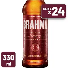 Cerveja Brahma Duplo Malte Long Neck 330ml 