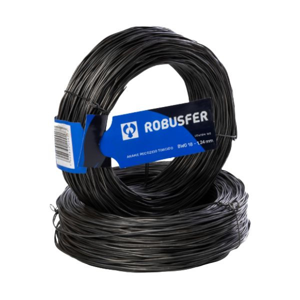Arame Recozido Trançado 1,24mm BWG 18 1kg 