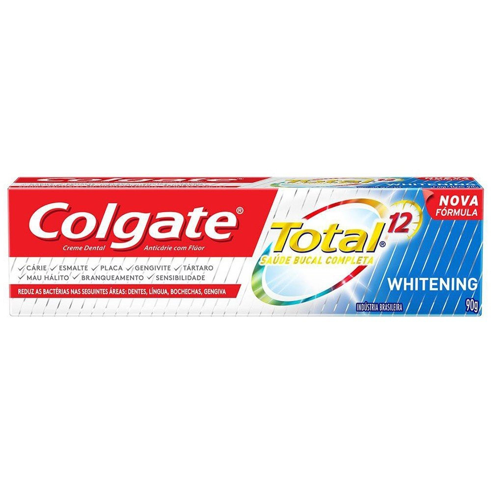 CREME DENTAL COLGATE T12 WHITENING 90G