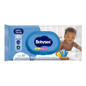 TOALHAS UMEDECIDAS BABYSEC 48 UNIDADES