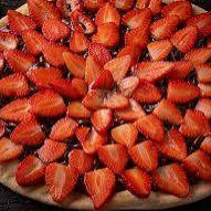 CHOCOLATE COM MORANGO E MUSSARELA 