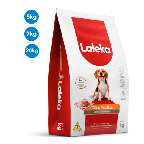 Ração leleka 5kg adulto 