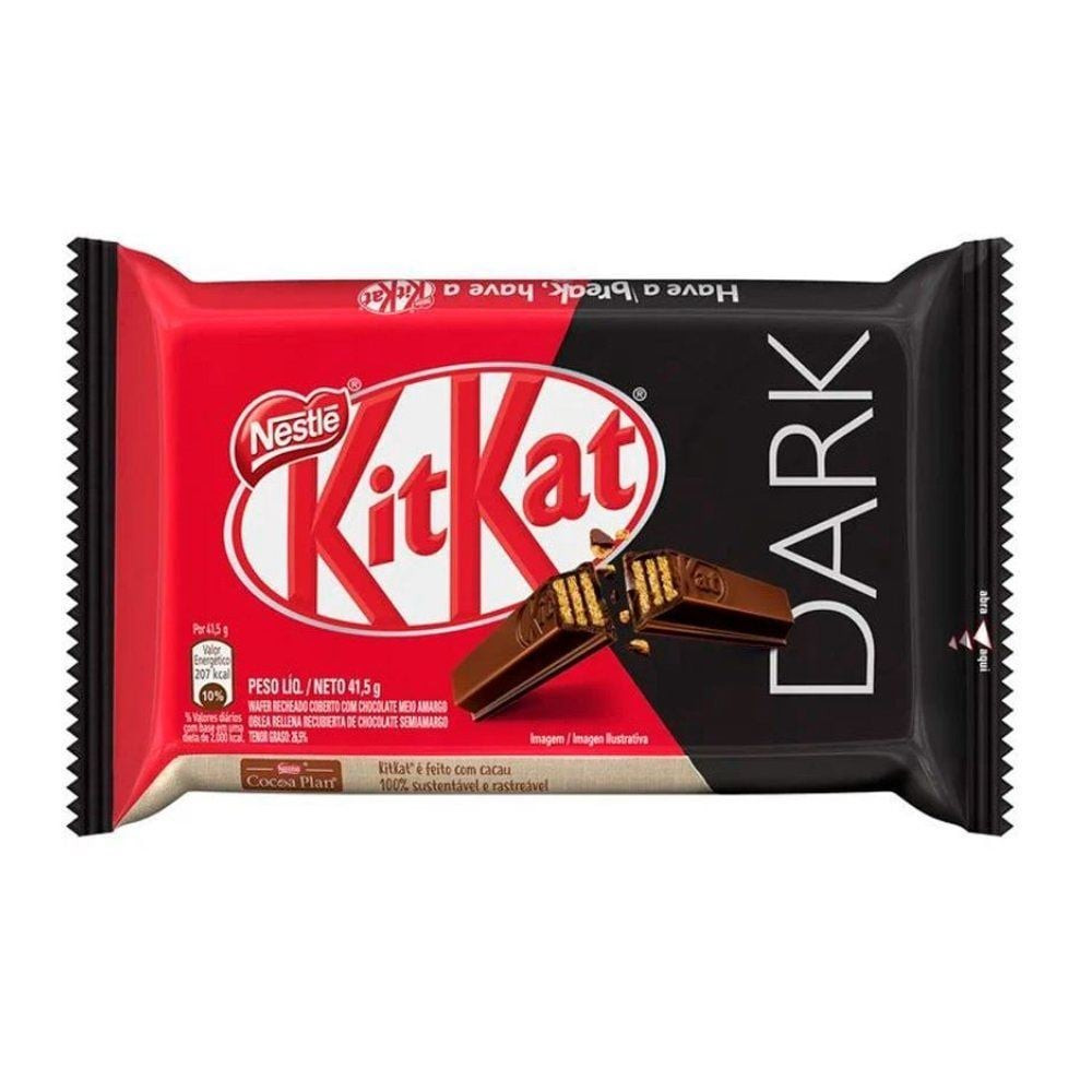 Choc Nestlé kitkat dark 41,5g 