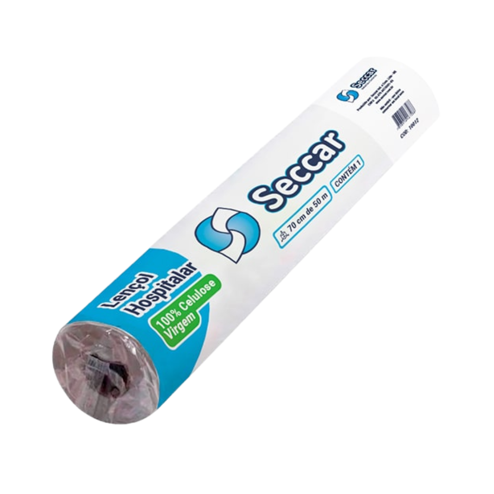 LENCOL HOSPITALAR SECCAR 100% CEL 70X50 FD C10