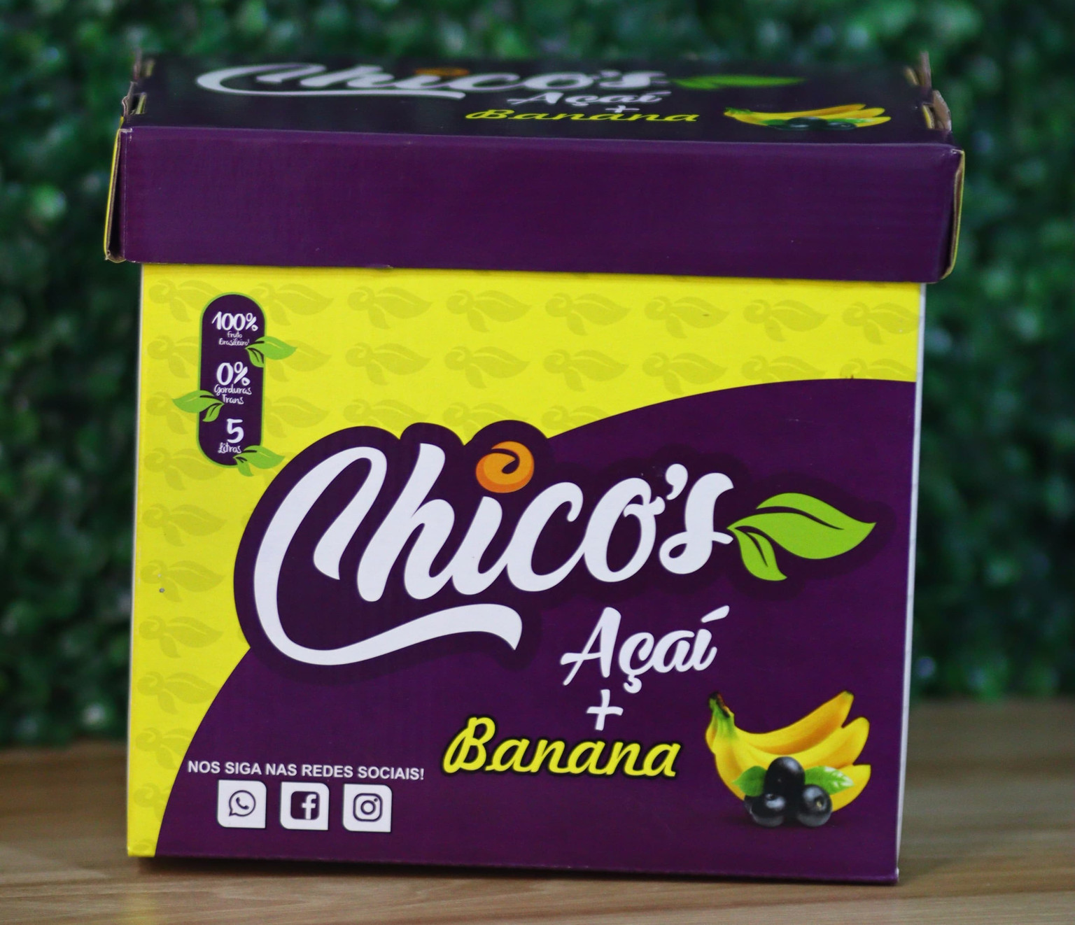 CAIXA 5L DE AÇAÍ COM BANANA