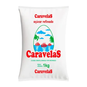 AÇUCAR REFINADO CARAVELAS 1KG