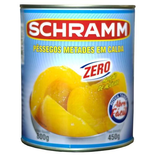 Pêssego em Calda Zero Schramm 450g