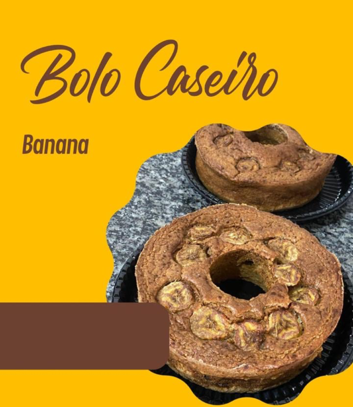 BOLO DE BANANA S/ AÇUCAR