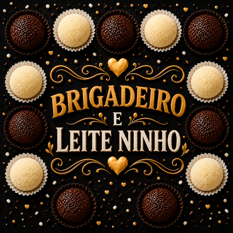 BRIGADEIRO E LEITE NINHO