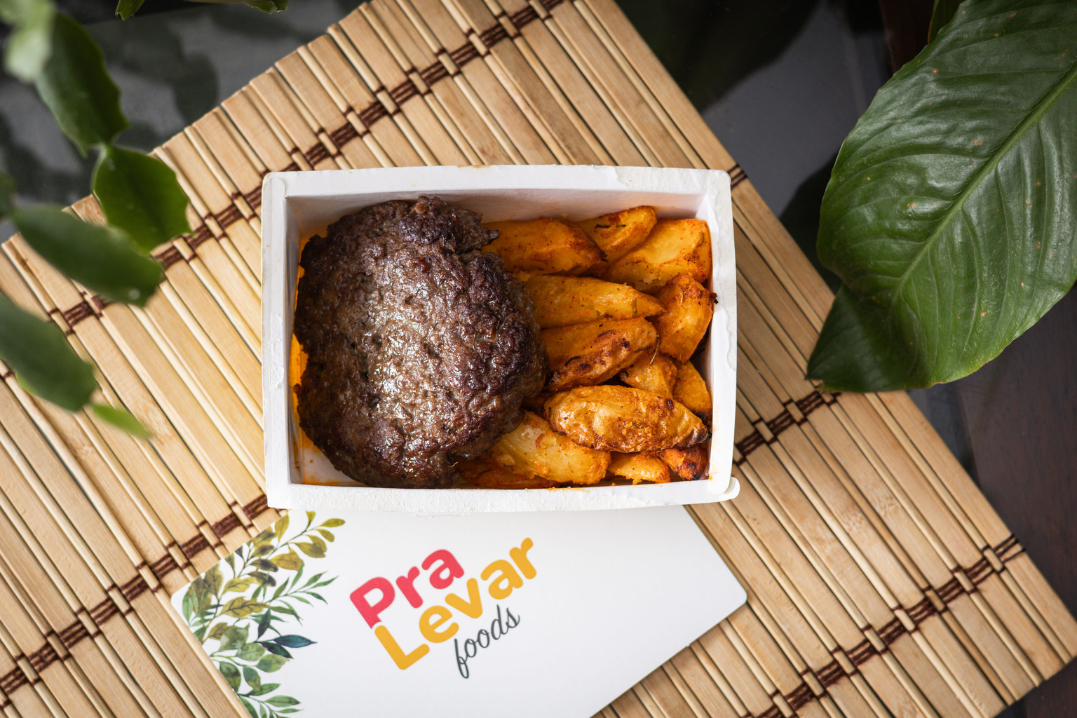 PraLevar - Hambúrguer com Batata