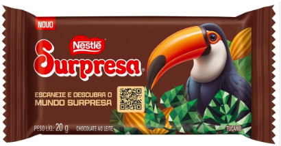 CHOCOLATE NESTLE SURPRESA AO LEITE  20g