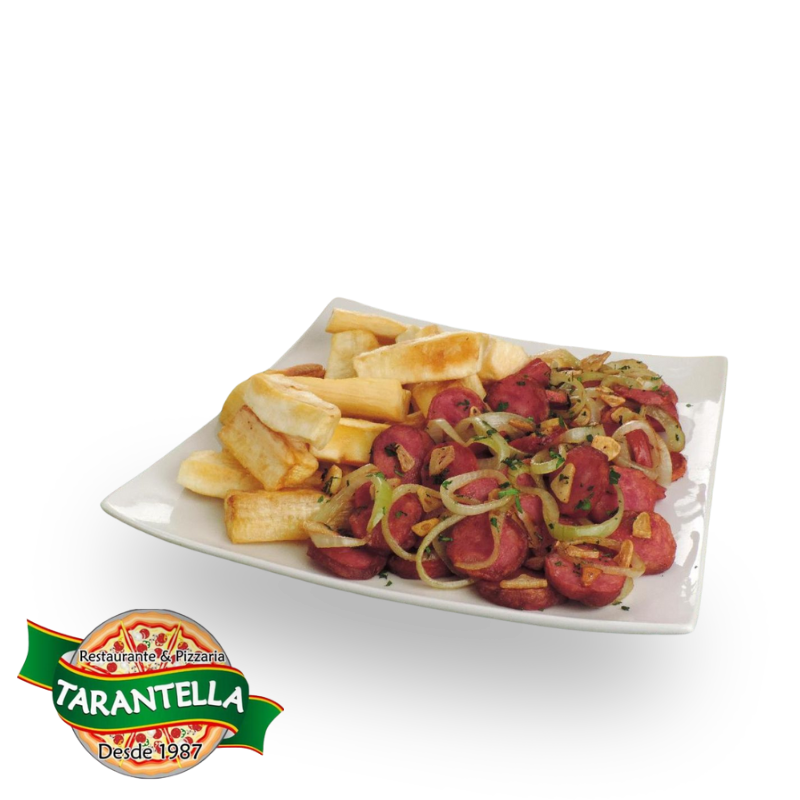 MANDIOCA COM LINGUIÇA