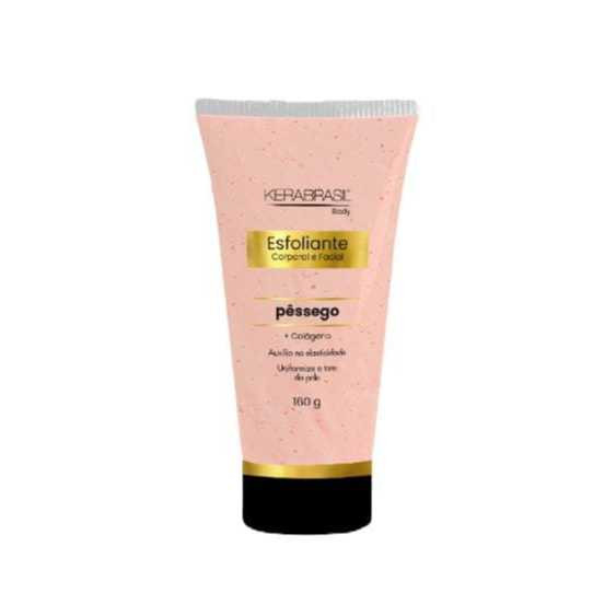 ESFOLIANTE CORPORAL E FACIAL KERABRASIL PESSEGO 160ML¬