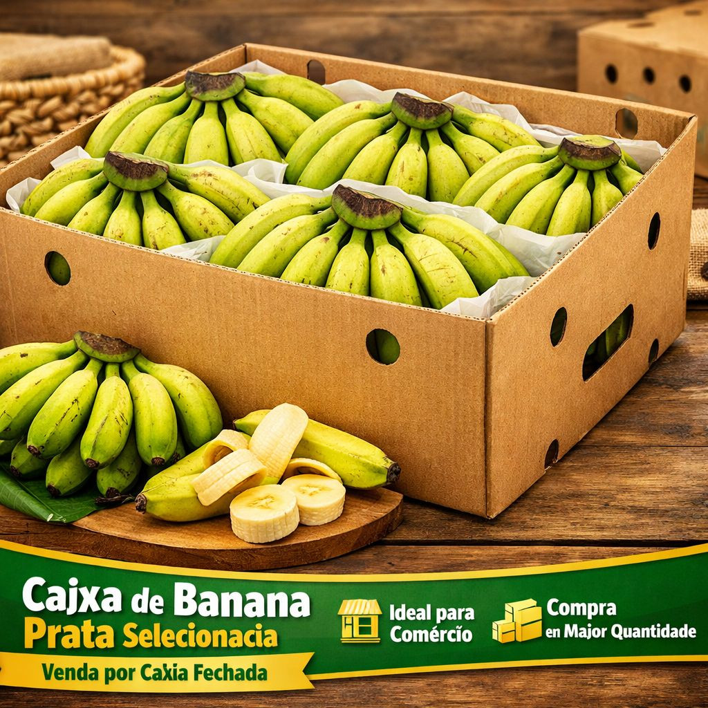 BANANA PRATA  - CAIXA FECHADA 