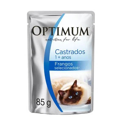Sachê Optimum Frango Castrado 85g
