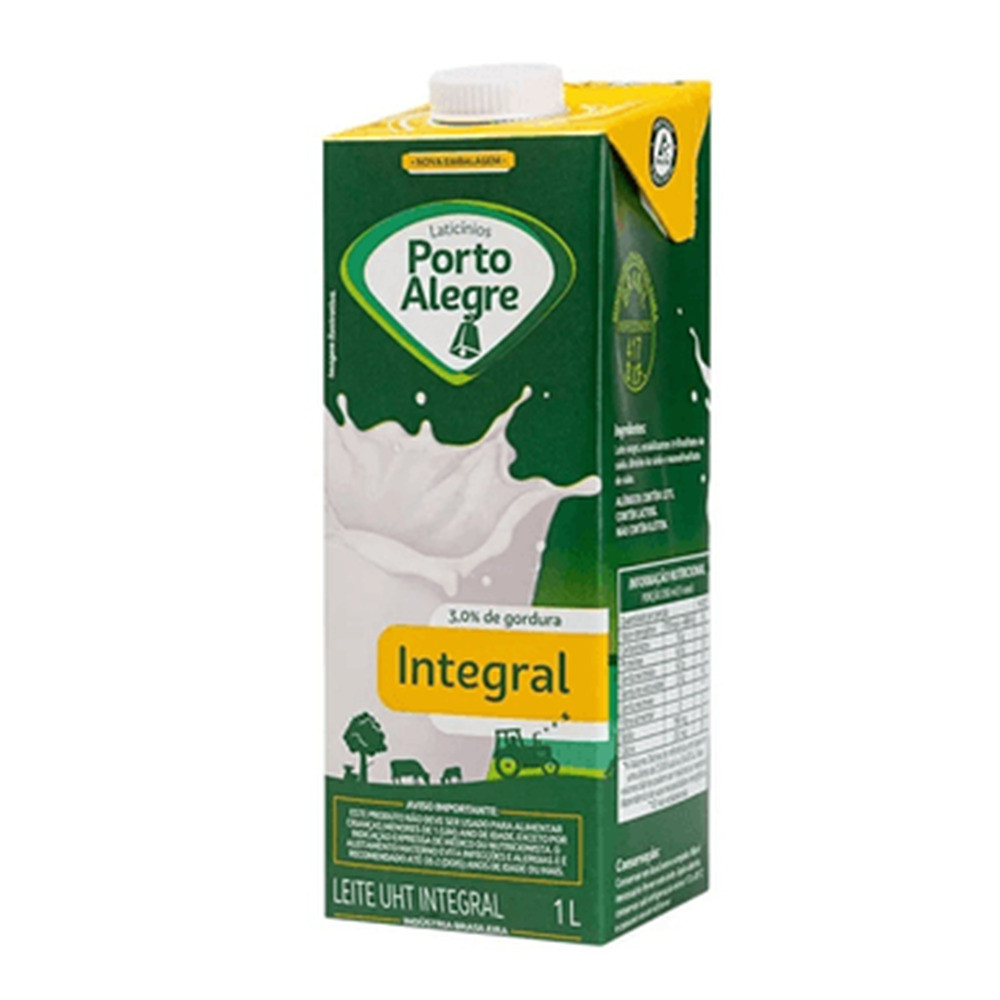 LEITE PORTO ALEGRE INTEGRAL 1L