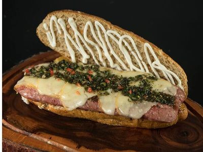 Lanche de Choripán - Sandwich