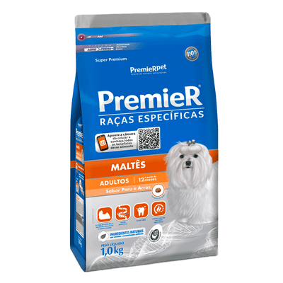 Premier Raças Específicas Maltês Adulto 1kg
