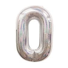 BALAO METALIZADO PEQ. PRATA  Nº 0
