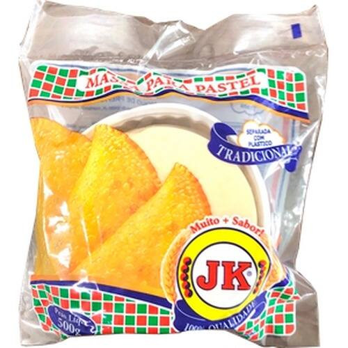 Massa para Pastel Jk Tradicional Embalagem 500g