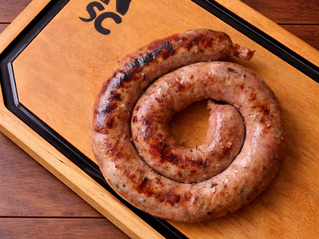 Linguica Porco Campeira c/ Tomate e Cebola