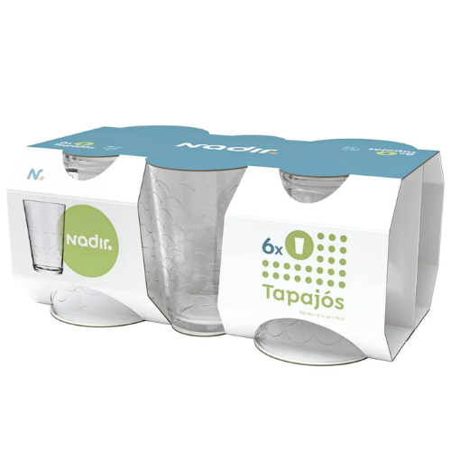 JOGO COPO TAPAJOS NADIR VD190ML C/6UN**
