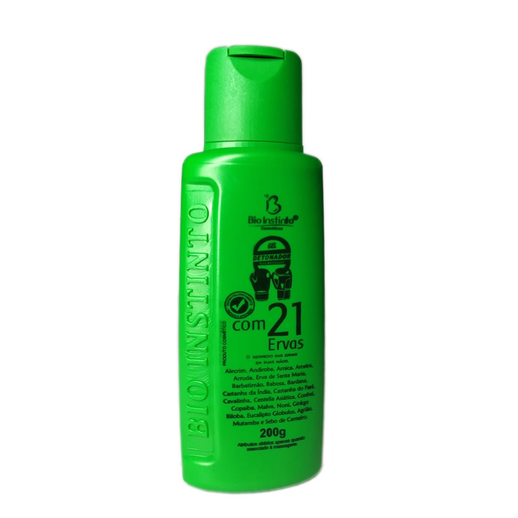 GEL DETONADOR 21 ERVAS 200G BIO INSTINTO