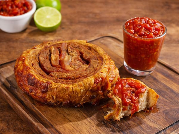 Torresmo Especial com Barbecue de Goiabada Premium.