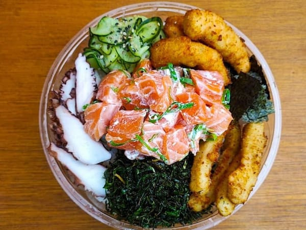 Poke frutos do mar
