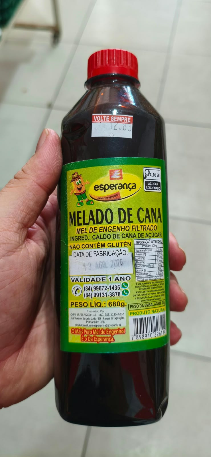 MEL DE ENGENHO JAPECANGA 680G 