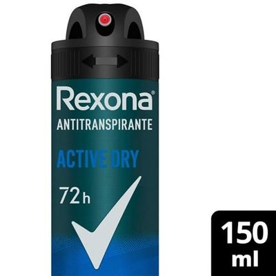 Desodorante Masculino Active Dry Rexona 150ml